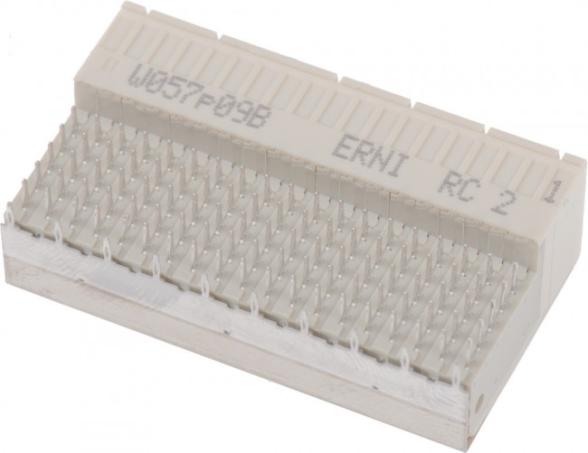 354146 / 5352171-1, ERmet 2mm Pitch Hard Metric Backplane Connector, Female, Right Angle, 5 Row, 95 Way 354146 / 5352171-1, ERmet 2mm Pitch Hard Metric Backplane Connector, Female, Right Angle, 5 Row, 95 Way