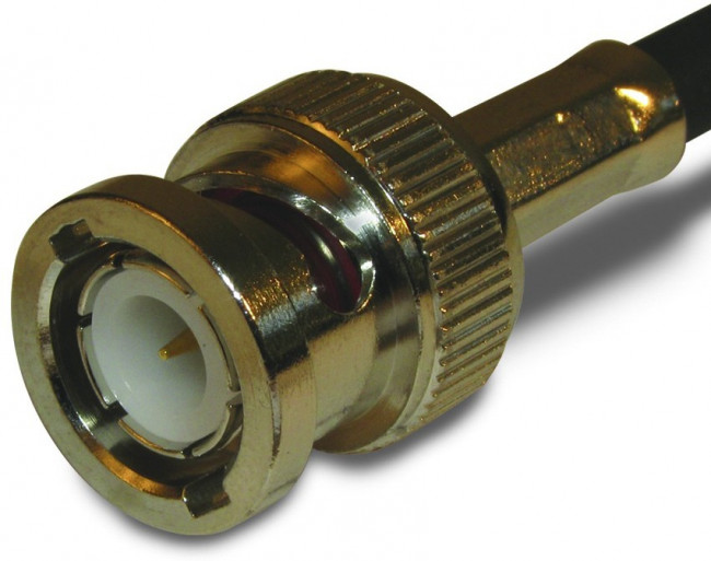 112116, RF Connectors / Coaxial Connectors BNC STRAIGHT PLUG 58/LMR 195