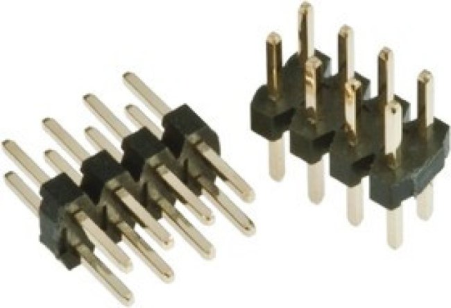 M22-2020405, Headers &amp; Wire Housings 4+4P 3.5MM PIN HDR 2MM PITCH DIL VERT