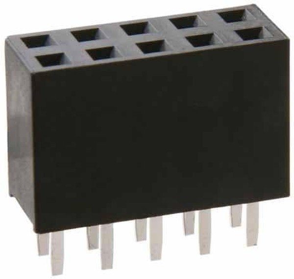 M20-7832046, PCB Receptacle, Board-to-Board, 2.54 мм, 2 ряд(-ов), 40 контакт(-ов), Монтаж в Сквозное Отверстие