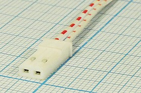 Гнездо питания JST, 2 контакта с выводами 150мм, шаг 2.5, на кабель, SYR-02F; №14026 гн пит JST\P2,5\2HP\каб\ L-150мм\SYR-02F\