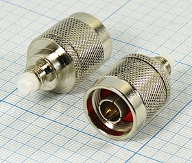 Разъем N вилка - разъем FME розетка