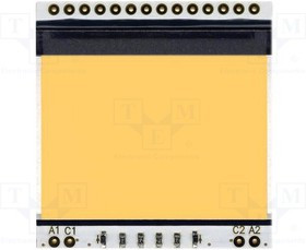 EA LED39x41-A, LED Backlighting Amber LED Backlight For DOG-S Series