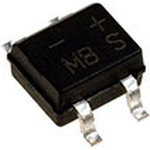 MB2S, выпрямительный диодный мост, 200В, 0.8А (MBS)