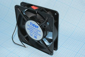 Вентилятор переменного тока 220В, подшипник скольжения, 2450об/мин; №ВН238S вент 120x120x25\220В\0,10А\ 2L\ПС\RQA12025HSL\Tidar