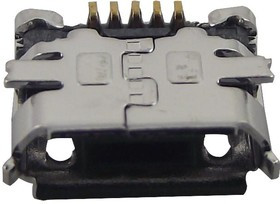 10104110-0001LF, USB Connectors 5P Quick Connect Micro USB TypeB Rcpt