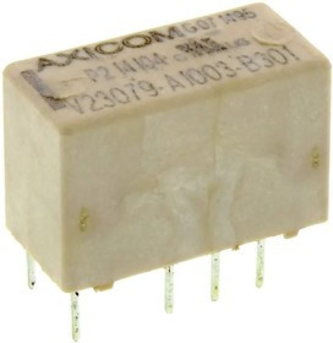 1-1393788-1, Signal Relay 12VDC 2A DPDT(14.5x7.2x9.8)mm THT Automotive Medical