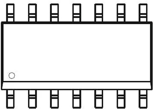 74AHCT126S14-13, IC: цифровая; буфер; Каналы: 4; IN: 8; SMD; SO14; AHCT; 4,5?5,5ВDC