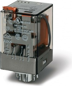 Универсальное реле 2 перекидных контакта 10А, = 220В DC, 8 штырьковый разъем, 601292200040 Универсальное реле 2 перекидных контакта 10А, = 220В DC, 8 штырьковый разъем, 601292200040