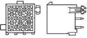 1-770182-1, Pin & Socket Connectors HEADER 9 POS GOLD MATRIX 1-770182-1, Pin & Socket Connectors HEADER 9 POS GOLD MATRIX