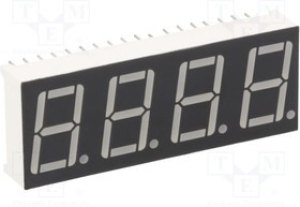 KW4-562AVB, Дисплей: LED, 7-сегментный, 14,2мм, 0,56", II.зн: 4, красный, анод KW4-562AVB, Дисплей: LED, 7-сегментный, 14,2мм, 0,56", II.зн: 4, красный, анод