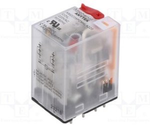 AM2C05PCM4LA22000G, Relay: electromagnetic industrial; DPDT; 220VAC; 5A/277VAC; PCB