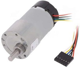 FIT0186, Двигатель DC, с энкодером,с редуктором, 12ВDC, 44 1, 251об./мин.