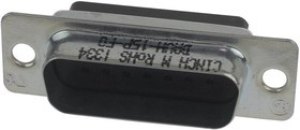 DAUH-15P-FO, Корпус разъема D Sub, 15 вывод(-ов), D Sub, DA, D*U Series, Штекер, Корпус из Металла
