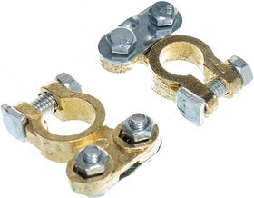 Клеммы аккумулятора ARNEZI прямые усиленные с крепежом 2шт 00-00979413