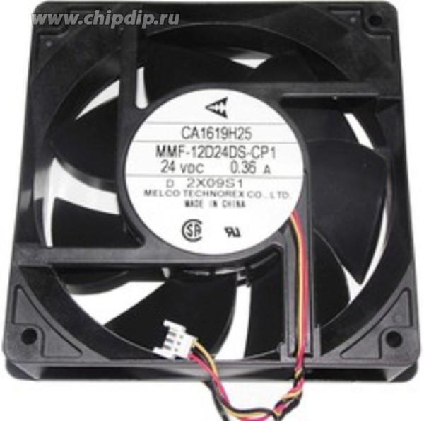 Вентилятор Melco technorex MMF-12D24DS-CP1 (CA1619H25) 120x38мм 24V 0.36A OEM