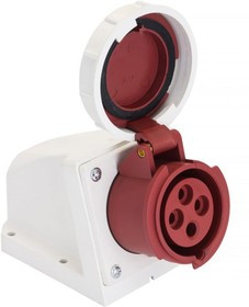 Стационарная наружная розетка 1142 3Р+РЕ 16А 380В IP67 PROxima ps-1142-16-380