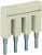 2000-404, 4-конт. перемычка изолированная, св.-серая 2000-404, 4-конт. перемычка изолированная, св.-серая