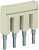 2000-404, 4-конт. перемычка изолированная, св.-серая 2000-404, 4-конт. перемычка изолированная, св.-серая