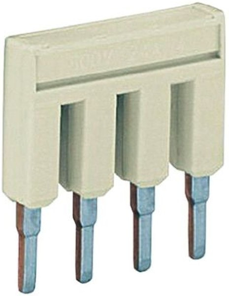 2000-404, 4-конт. перемычка изолированная, св.-серая 2000-404, 4-конт. перемычка изолированная, св.-серая