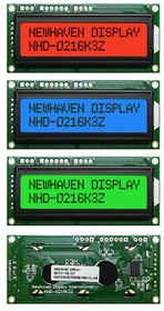 NHD-0216K3Z-FS (RGB)-FBW-V3, LCD Character Display Modules & Accessories RGB Serial FSTN (+) 80.0 x 36.0 NHD-0216K3Z-FS (RGB)-FBW-V3, LCD Character Display Modules & Accessories RGB Serial FSTN (+) 80.0 x 36.0