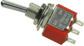 1MS2T1B1M1QE, Рычажный переключатель, Вкл.-(Вкл.), SPDT, Без Подсветки, Серия 1MS2T1B1M1, Панель, 5 А 1MS2T1B1M1QE, Рычажный переключатель, Вкл.-(Вкл.), SPDT, Без Подсветки, Серия 1MS2T1B1M1, Панель, 5 А