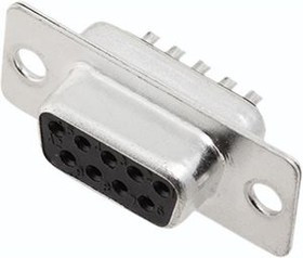 2101-0200-11, DE-9 D-Sub Connector, Socket, Solder Cup