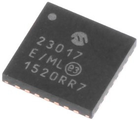 MCP23017T-E/ML, I2C Interface 1700kHz 5.5V 28-Pin QFN EP T/R