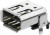 53462-0001, IEEE 1394 Connectors 2mm Shld RA PCB Sckt Flat SMT REEL