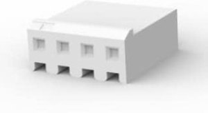 640250-4, Conn Housing RCP 4 POS 3.96mm Crimp ST Cable Mount Natural Package 640250-4, Conn Housing RCP 4 POS 3.96mm Crimp ST Cable Mount Natural Package