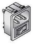 161-R30161-E, AC Power Entry Modules AC INLET PLUS SWITCH