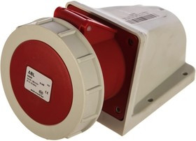 Розетка для монтажа на поверхность 4Р 32А 400V, IP67 D42S35