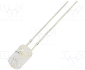 OSM5DK5GA1B-CRLED14, CRLED; 5mm; white warm; 1560mcd; 100°; Front: flat; 5.5?20V; 320mW