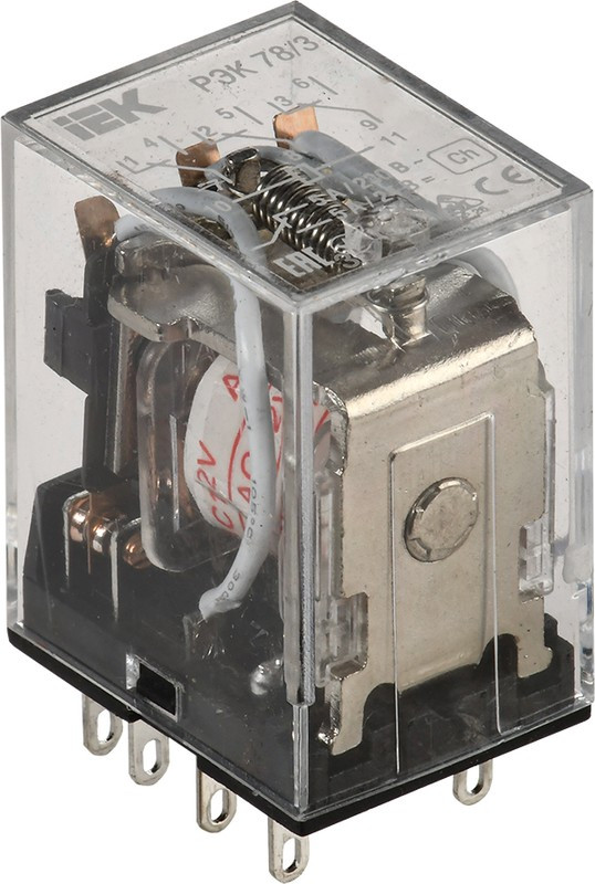 Реле РЭК78/3 MY3 5А 12В АC RRP20-3-05-012A