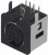 MDC-208, Гнездо, DIN mini, "мама", PIN 8, THT, угловой 90°