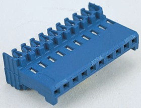 281711-3, 3-Way IDC Connector Socket for Cable Mount, 1-Row