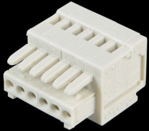733-106, Съемная клеммная колодка, 2.5 мм, 6 вывод(-ов), 28AWG до 20AWG, 0.5 мм-, Зажим, 6 А 733-106, Съемная клеммная колодка, 2.5 мм, 6 вывод(-ов), 28AWG до 20AWG, 0.5 мм-, Зажим, 6 А
