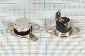 Термостат нормально замкнутый +0C, ток 10 А, контакты 2T, размер d16, KSD301