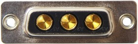 680M3W3203L411, Комбинированный разъем D Sub, Power-D 680M Series, DA-3W3, Гнездо, 3 контакт(-ов), 3 Силовых