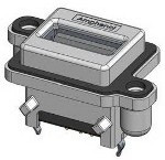 MUSBA11130, Conn USB 2.0 Type A RCP 4 POS Solder RA Thru-Hole 4 Terminal 1 Port Bulk