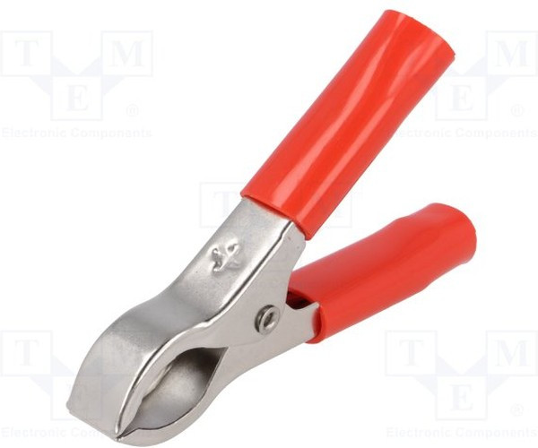 PJ5060-R, Зажим "крокодил", 36А, красный PJ5060-R, Зажим "крокодил", 36А, красный