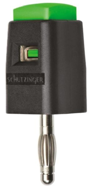 SDK 502 / GN, Green Male Banana Plug, 4 mm Connector, 16A, 30 V ac, 60V dc, Nickel Plating SDK 502 / GN, Green Male Banana Plug, 4 mm Connector, 16A, 30 V ac, 60V dc, Nickel Plating