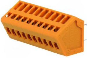 233-410, Зажимная рейка для печатных плат, угловой, 2,54мм, на PCB, зажим 233-410, Зажимная рейка для печатных плат, угловой, 2,54мм, на PCB, зажим