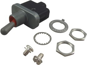 T9-CS1-25, Рычажный переключатель, IP68S, (Выкл.)-Вкл., SPST, Без Подсветки, Серия T9, Панель, 20 А