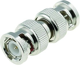 B2071A2-ND3G-75, Amphenol Straight 75 RF Adapter BNC Plug to BNC Plug 1GHz