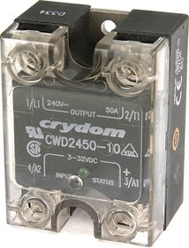 CWD2450-10, Реле 3-32VDC, 50A/240VAC