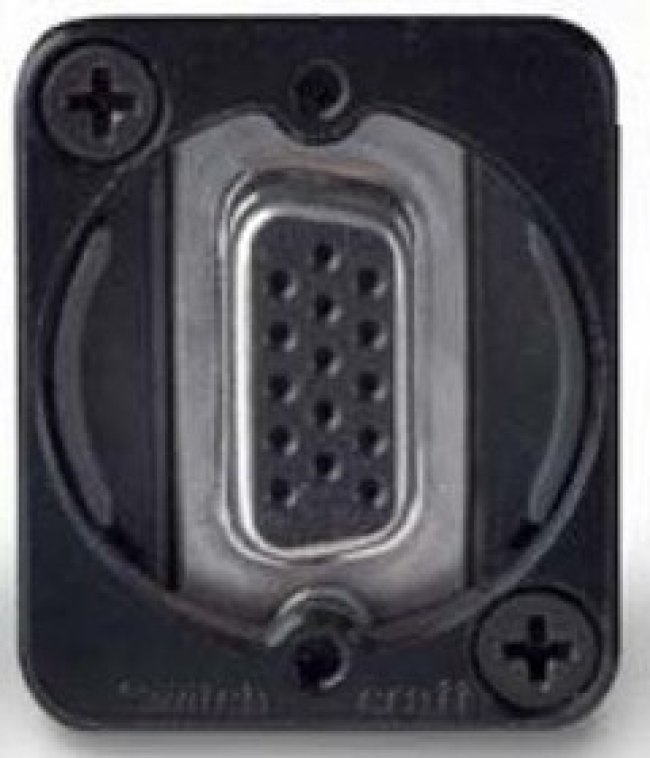 EHHD15FFB, D-Sub Dualport Connectors EH CONN HD15 F-F BLA EHHD15FFB, D-Sub Dualport Connectors EH CONN HD15 F-F BLA