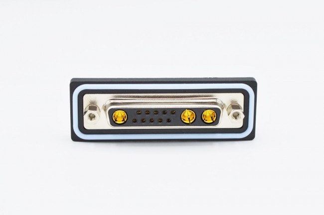 CDFR13W3213L261, Комбинированный разъем D Sub, IP67, NANOOK Series, DB-13W3, Гнездо, 13 контакт(-ов)