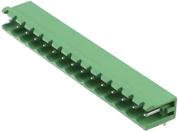 1759143, Pluggable Terminal Blocks 15 Pos 5.08mm pitch Through Hole Header