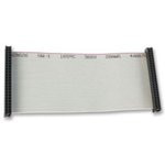 FC34300-0, Шлейф с разъемами IDC, 34x28AWG, Ш.шлейфа 1,27мм, 0,3м